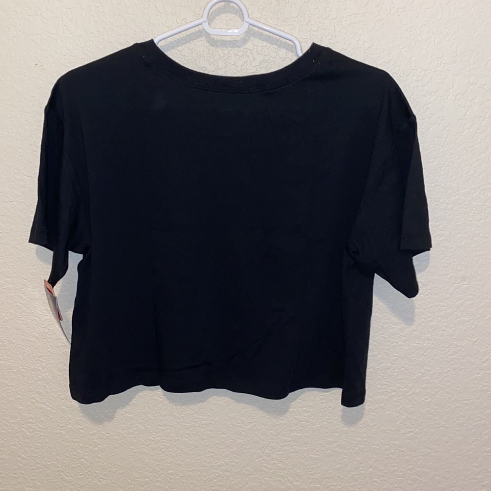 NWT- Champion Logo Tee, World Flags Crop Top - Picture 4 of 4